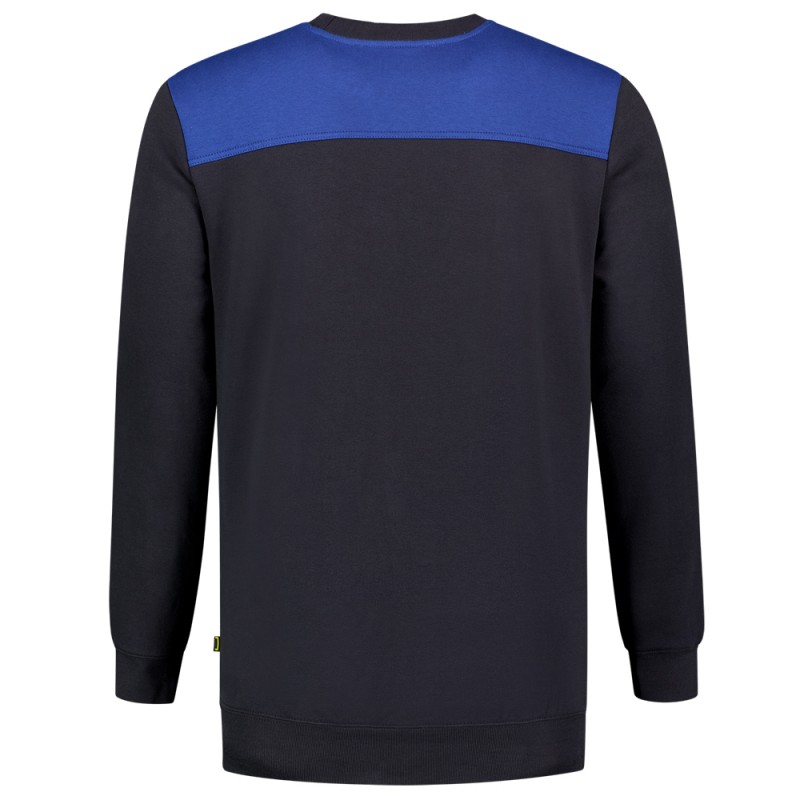 TRICORP 302013 Sweater Bicolor Naden marineblauw/korenblauw TRICORP 302013 Sweater Bicolor Naden marineblauw/korenblauw