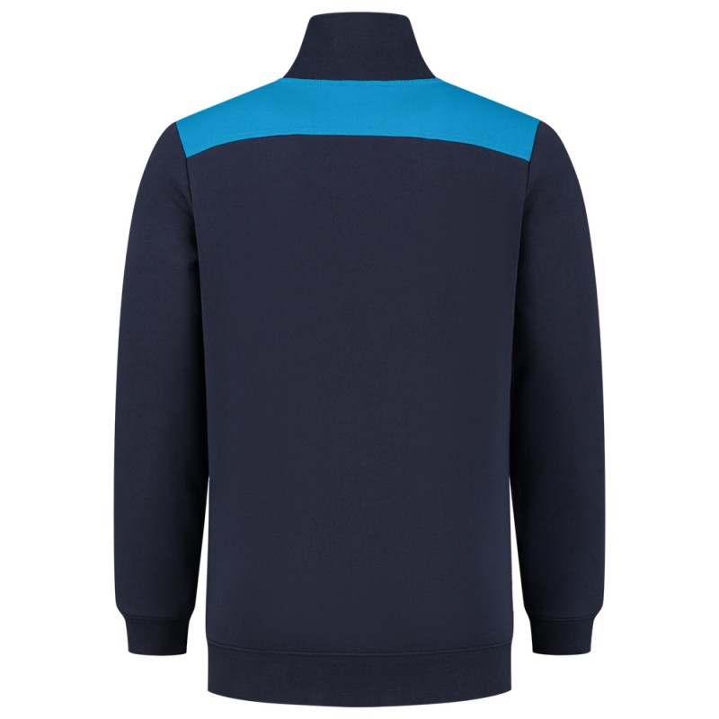 TRICORP 302014 Sweatvest Bicolor Naden ink/turquoise TRICORP 302014 Sweatvest Bicolor Naden ink/turquoise