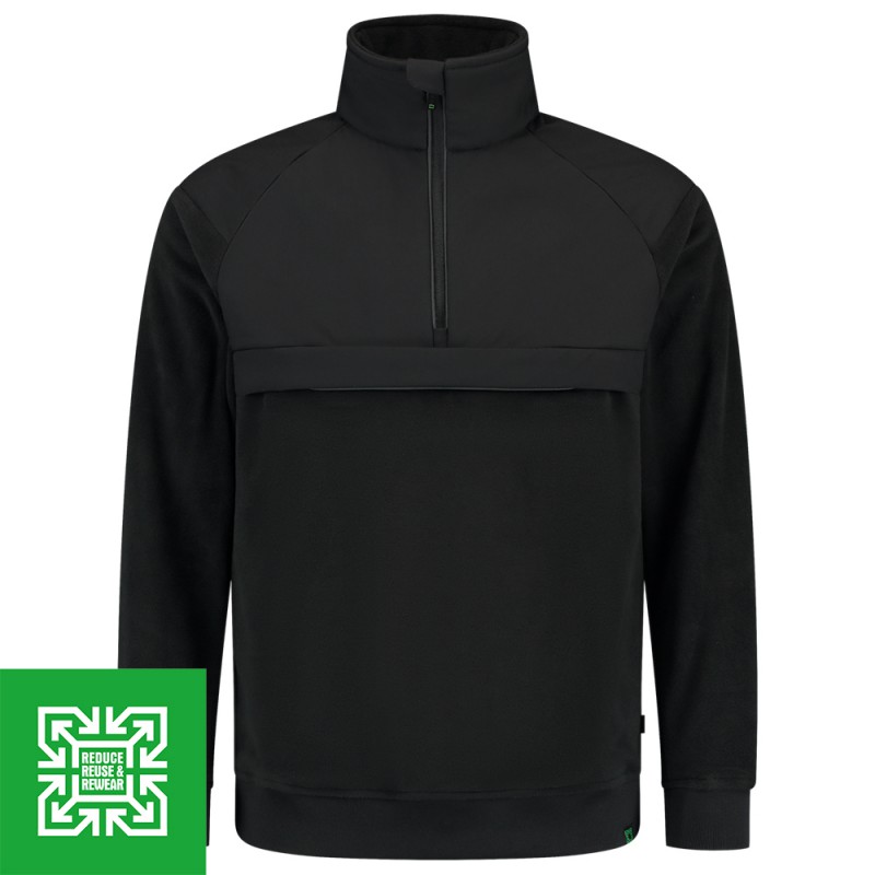 TRICORP 302701 Sweater Anorak RE2050 zwart