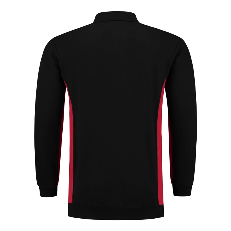 TRICORP 302001/TS2000 Polosweater Bicolor Borstzak black-red TRICORP 302001/TS2000 Polosweater Bicolor Borstzak black-red