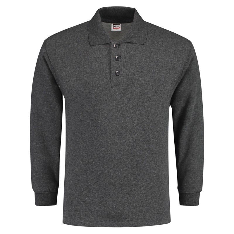 TRICORP 301004/PS280 Polosweater antracite melange