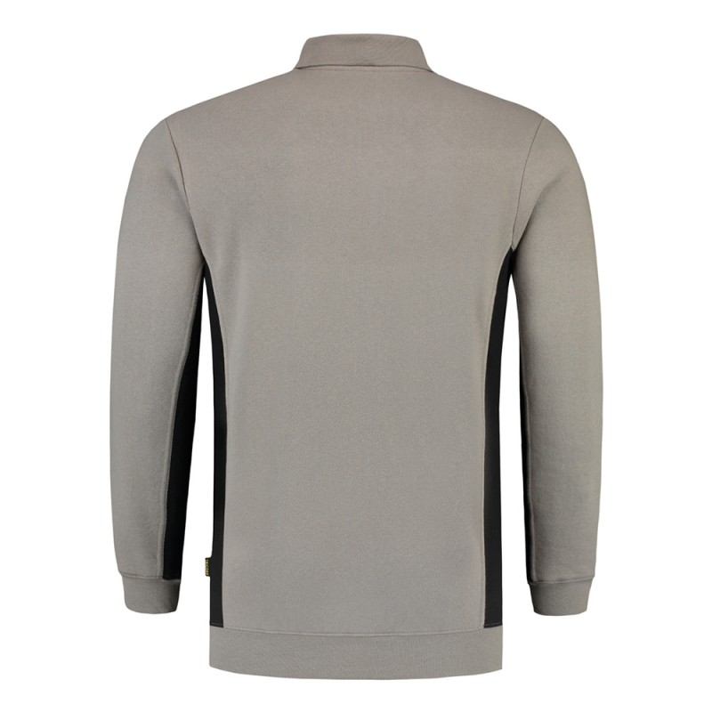 TRICORP 302001/TS2000 Polosweater Bicolor Borstzak grey-black