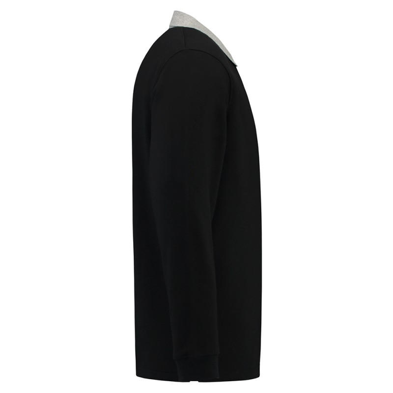 TRICORP 301006/PSC280 Polosweater Contrast black-grey TRICORP 301006/PSC280 Polosweater Contrast black-grey