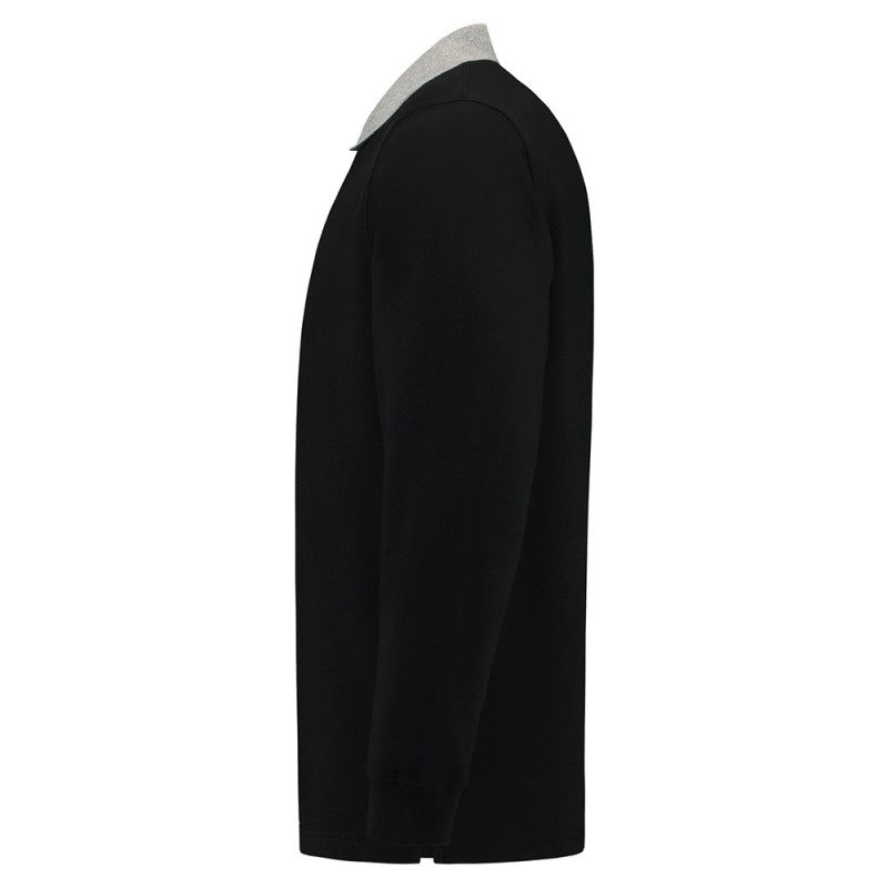 TRICORP 301006/PSC280 Polosweater Contrast black-grey TRICORP 301006/PSC280 Polosweater Contrast black-grey