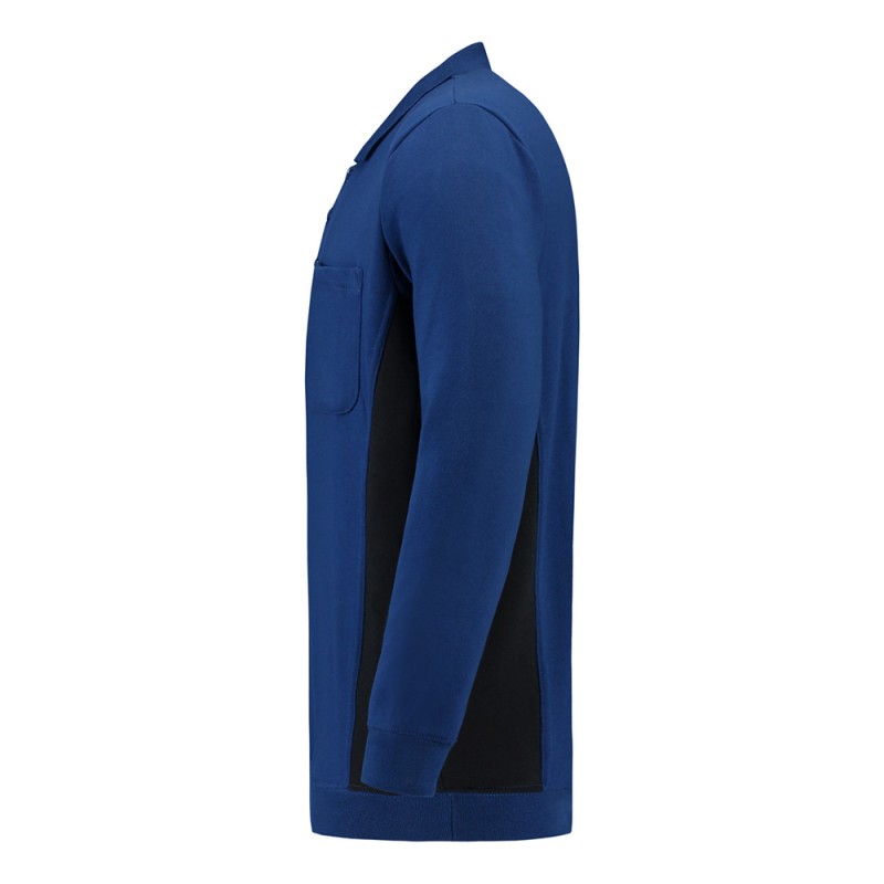 TRICORP 302001/TS2000 Polosweater Bicolor Borstzak royalblue-navy TRICORP 302001/TS2000 Polosweater Bicolor Borstzak royalblue-navy