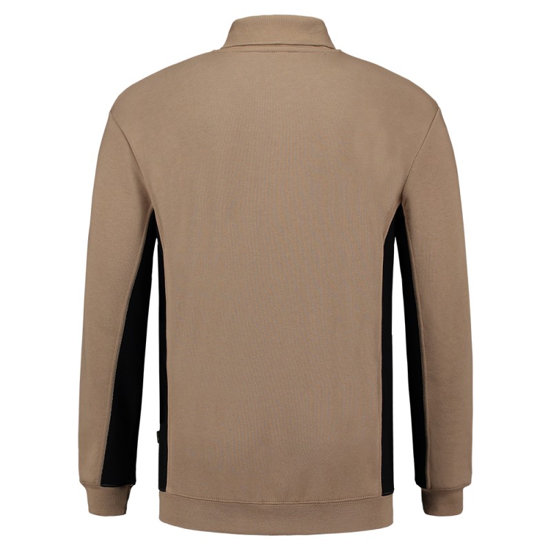 TRICORP 302001/TS2000 Polosweater Bicolor Borstzak khaki-black TRICORP 302001/TS2000 Polosweater Bicolor Borstzak khaki-black