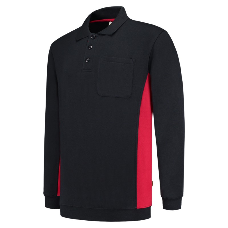 TRICORP 302001/TS2000 Polosweater Bicolor Borstzak navy-red TRICORP 302001/TS2000 Polosweater Bicolor Borstzak navy-red