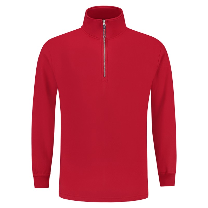 TRICORP 301010/ZS280 Sweater Ritskraag red