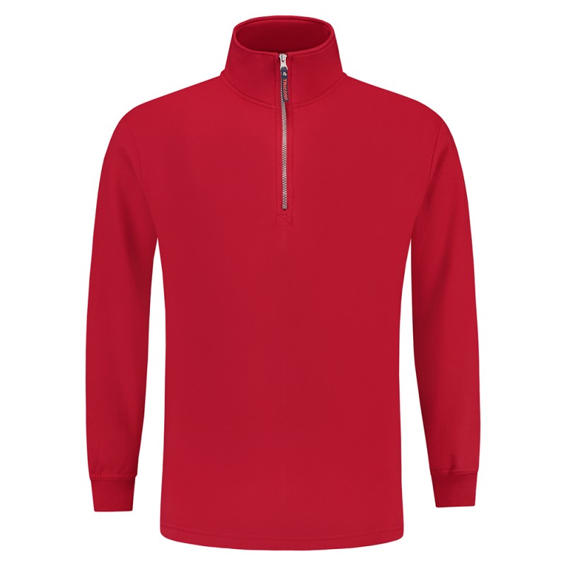 TRICORP 301010/ZS280 Sweater Ritskraag red