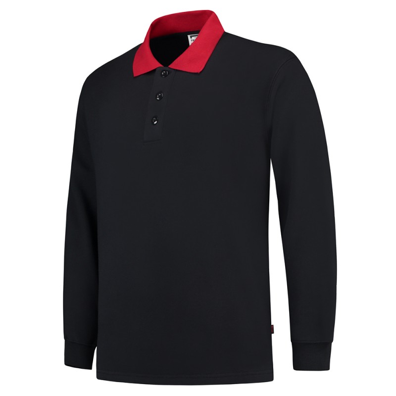 TRICORP 301006/PSC280 Polosweater Contrast navy-red TRICORP 301006/PSC280 Polosweater Contrast navy-red