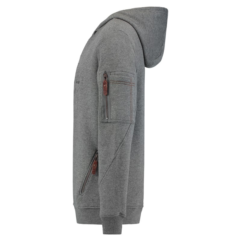 TRICORP 304004 Sweater Premium Capuchon Logo stonemel