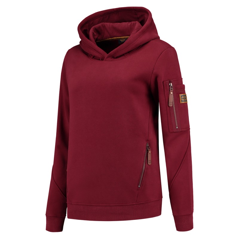 TRICORP 304006 Sweater Premium Capuchon Dames bordeaux