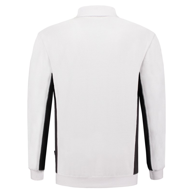 TRICORP 302001/TS2000 Polosweater Bicolor Borstzak white-darkgrey TRICORP 302001/TS2000 Polosweater Bicolor Borstzak white-darkgrey