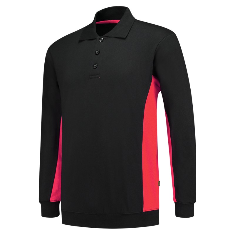 TRICORP 302003 Polosweater Bicolor black-red TRICORP 302003 Polosweater Bicolor black-red