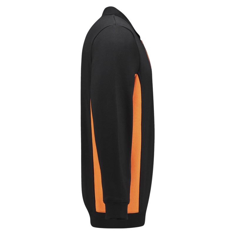 TRICORP 302003 Polosweater Bicolor black-orange