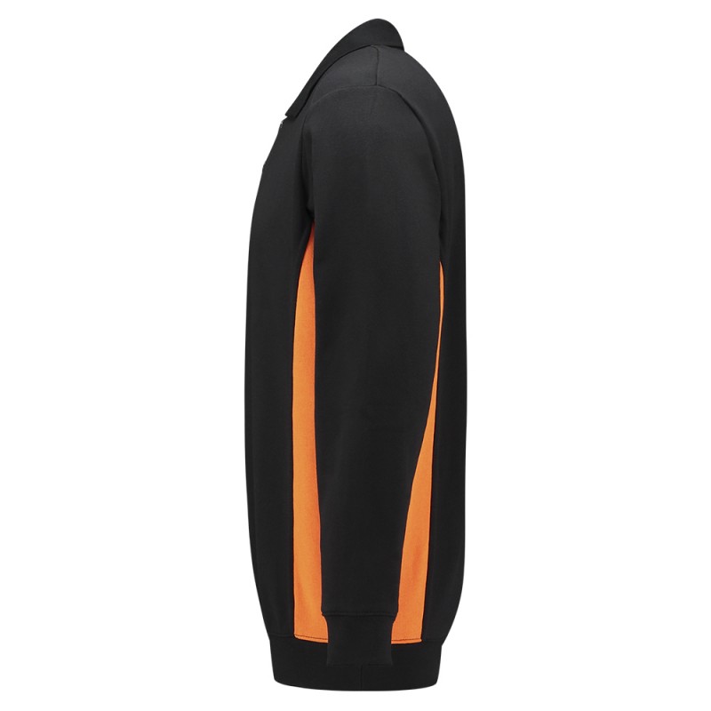 TRICORP 302003 Polosweater Bicolor black-orange