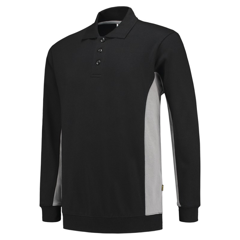 TRICORP 302003 Polosweater Bicolor black-grey