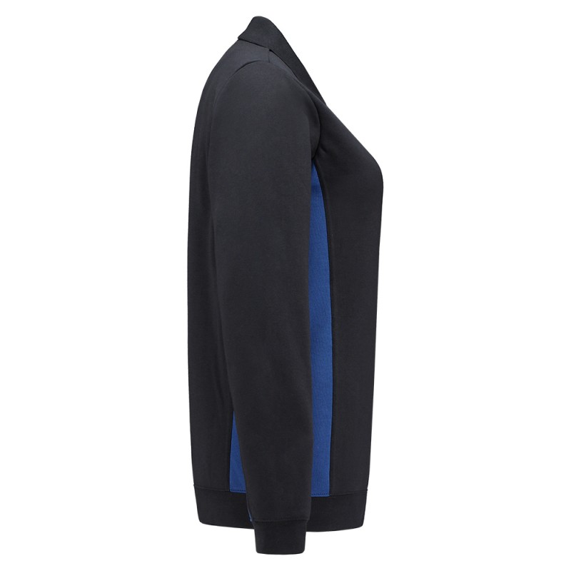 TRICORP 302002 Polosweater Bicolor Dames navy-royalblue TRICORP 302002 Polosweater Bicolor Dames navy-royalblue