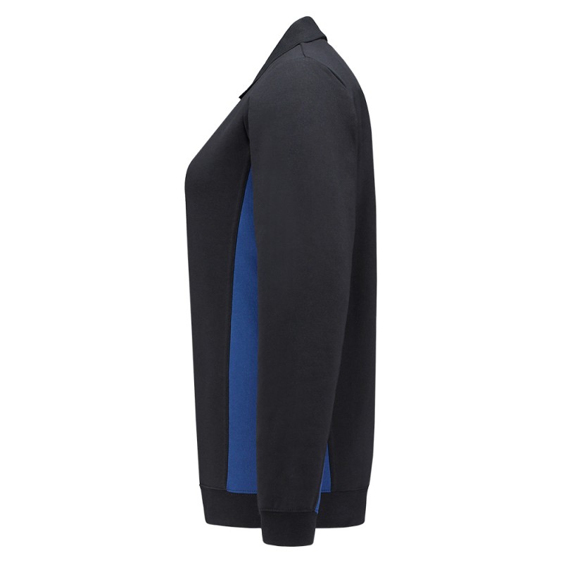 TRICORP 302002 Polosweater Bicolor Dames navy-royalblue TRICORP 302002 Polosweater Bicolor Dames navy-royalblue