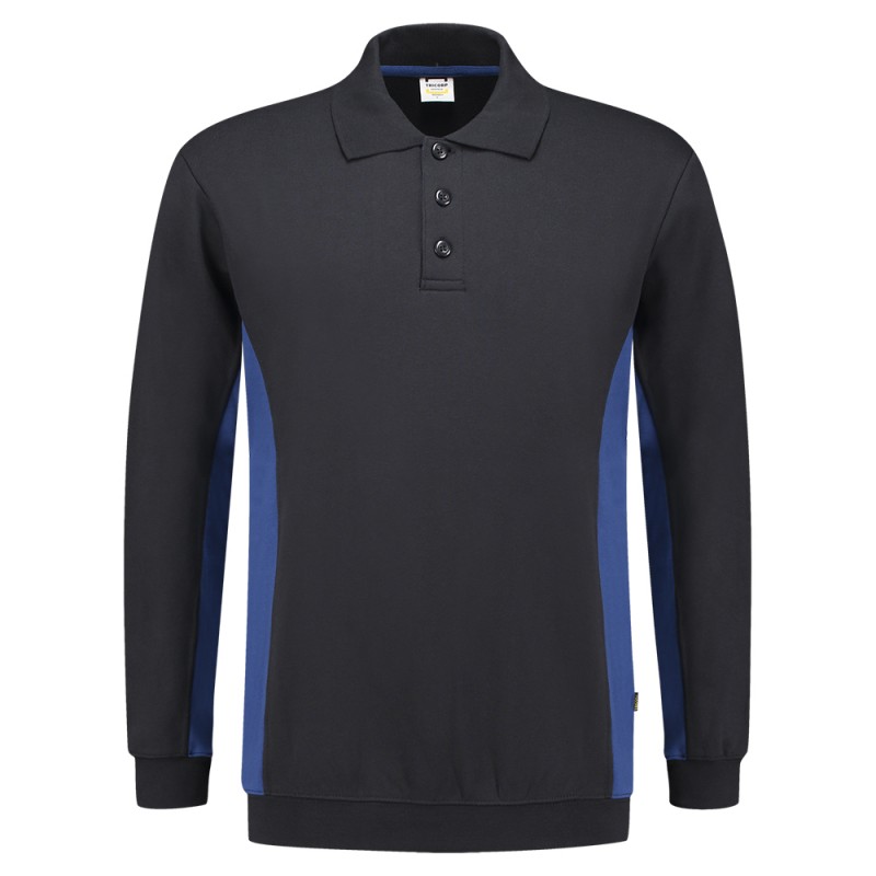TRICORP 302003 Polosweater Bicolor navy-royalblue
