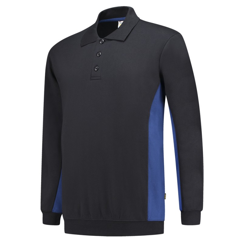 TRICORP 302003 Polosweater Bicolor navy-royalblue