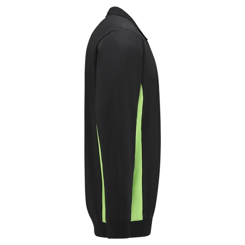 TRICORP 302003 Polosweater Bicolor black-lime TRICORP 302003 Polosweater Bicolor black-lime