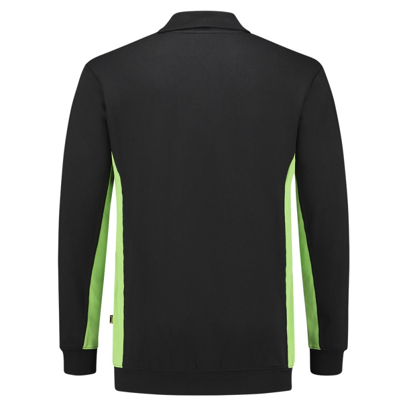 TRICORP 302003 Polosweater Bicolor black-lime TRICORP 302003 Polosweater Bicolor black-lime