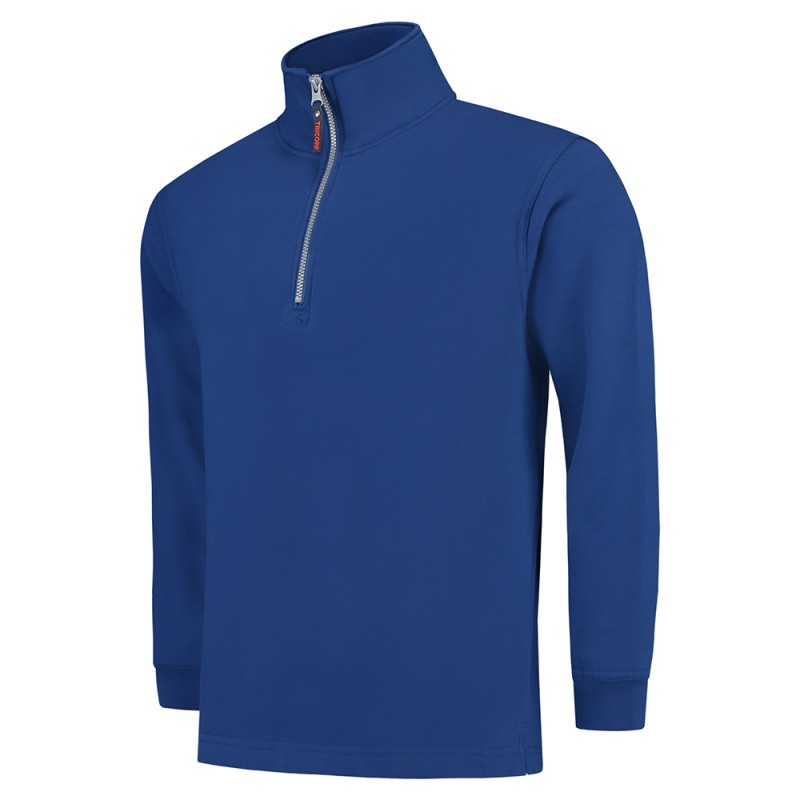 TRICORP 301010/ZS280 Sweater Ritskraag royalblue TRICORP 301010/ZS280 Sweater Ritskraag royalblue