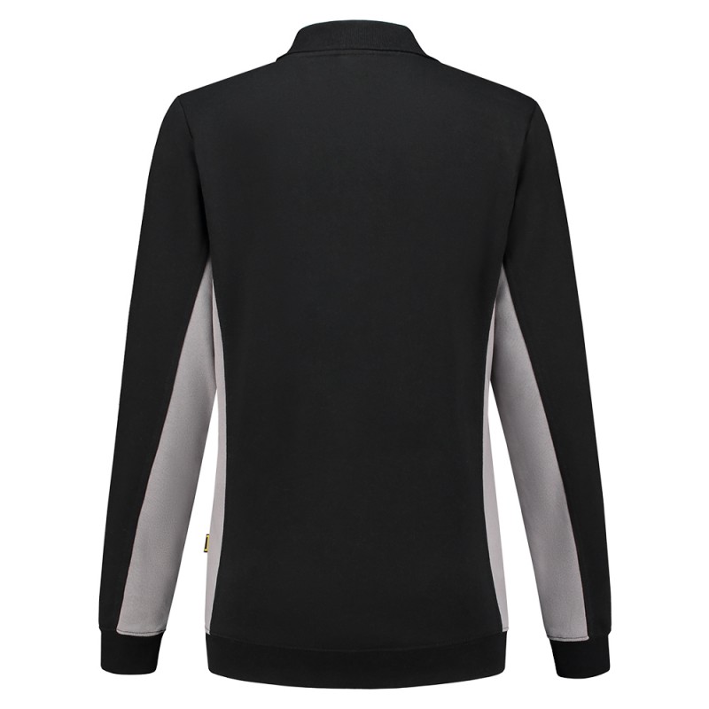 TRICORP 302002 Polosweater Bicolor Dames black-grey