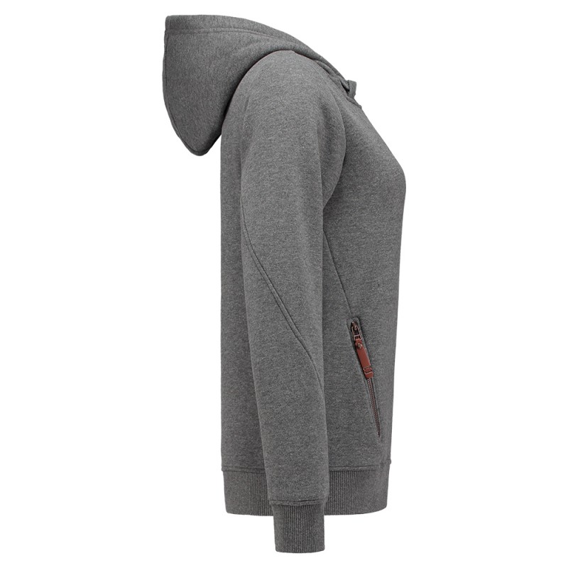 TRICORP 304006 Sweater Premium Capuchon Dames stonemel