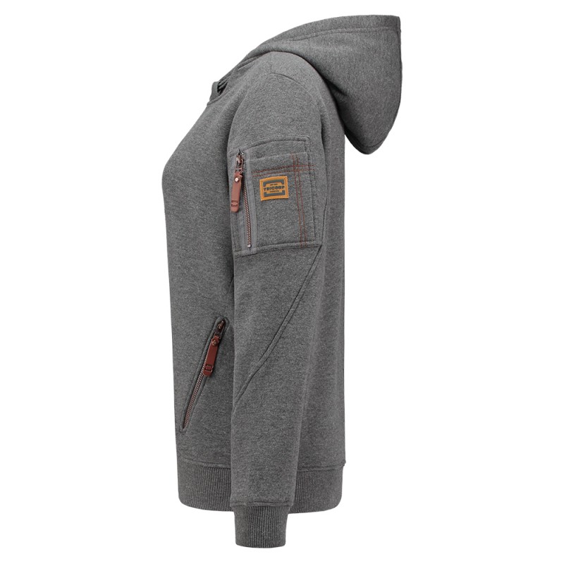 TRICORP 304006 Sweater Premium Capuchon Dames stonemel