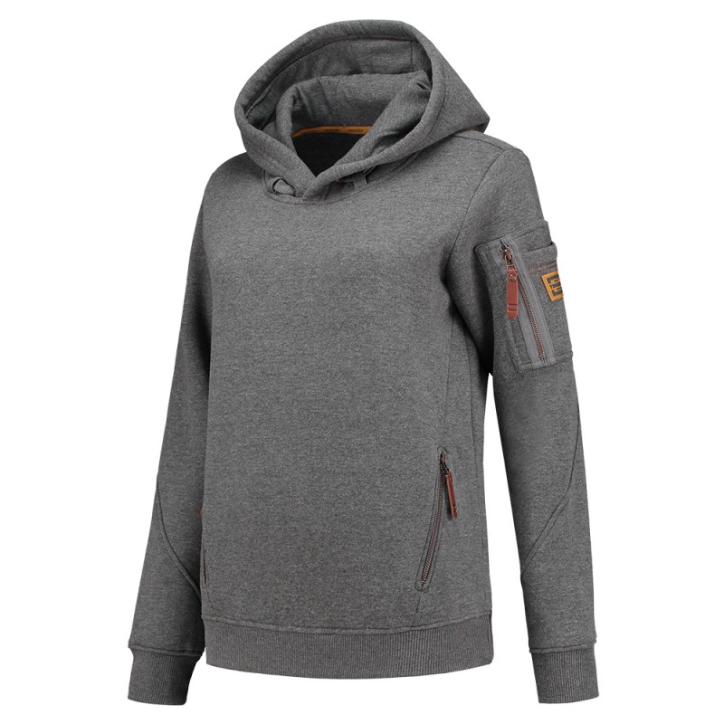 TRICORP 304006 Sweater Premium Capuchon Dames stonemel