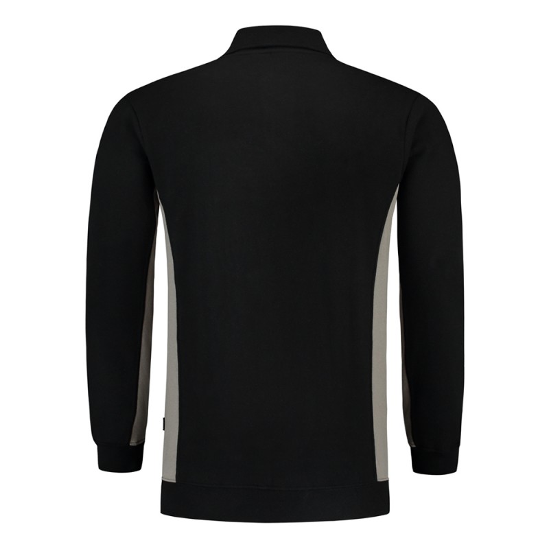 TRICORP 302001/TS2000 Polosweater Bicolor Borstzak black-grey TRICORP 302001/TS2000 Polosweater Bicolor Borstzak black-grey