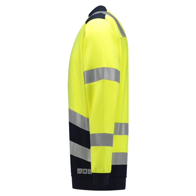 TRICORP 303002 Sweater Multinorm Bicolor fluor yellow-ink