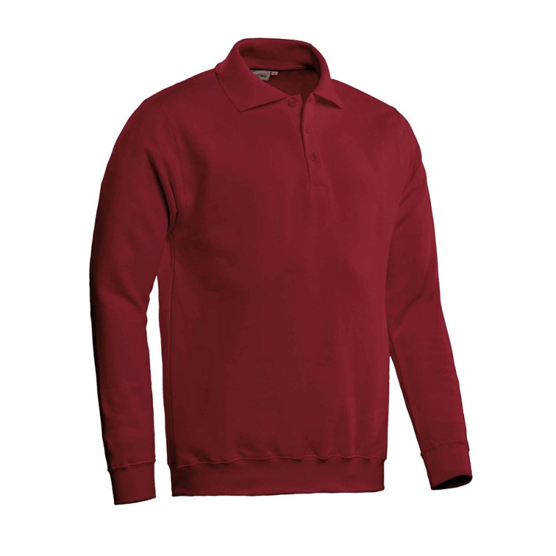 SANTINO Polosweater Robin burgundy