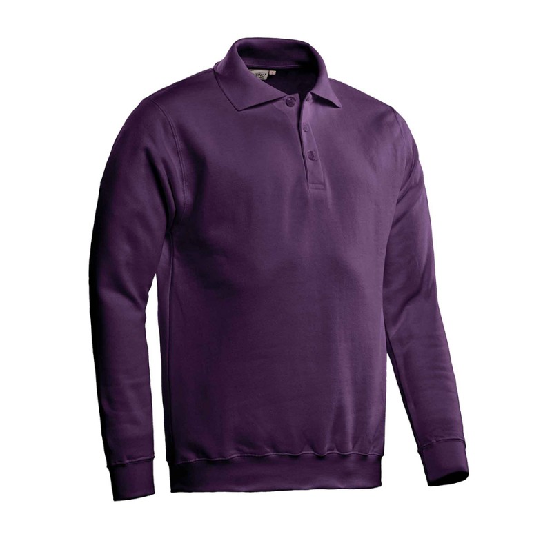SANTINO Polosweater Robin purple