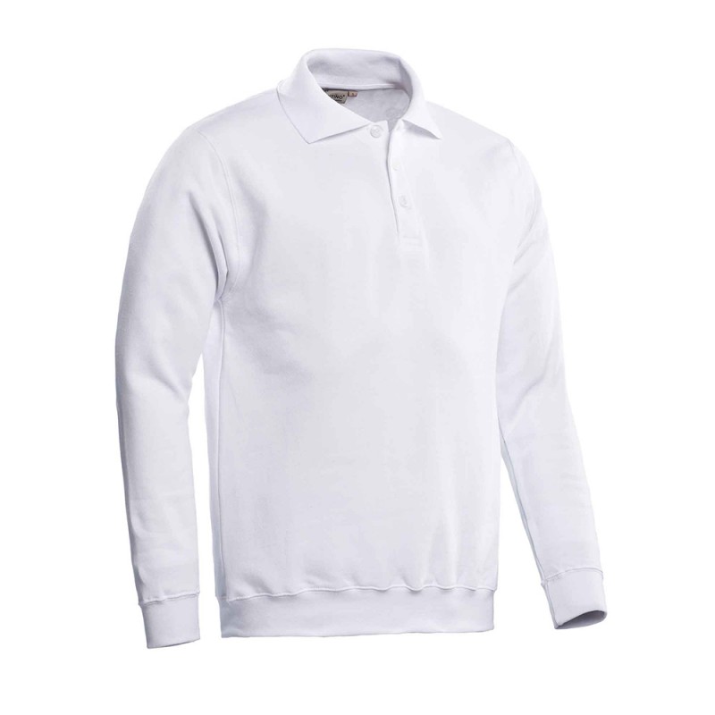 SANTINO Polosweater Robin white