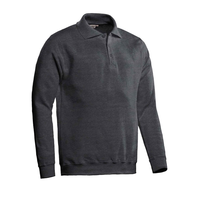 SANTINO Polosweater Robin dark grey