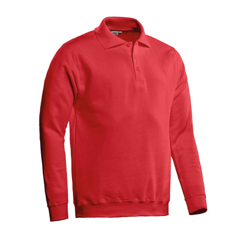 SANTINO Polosweater Robin red