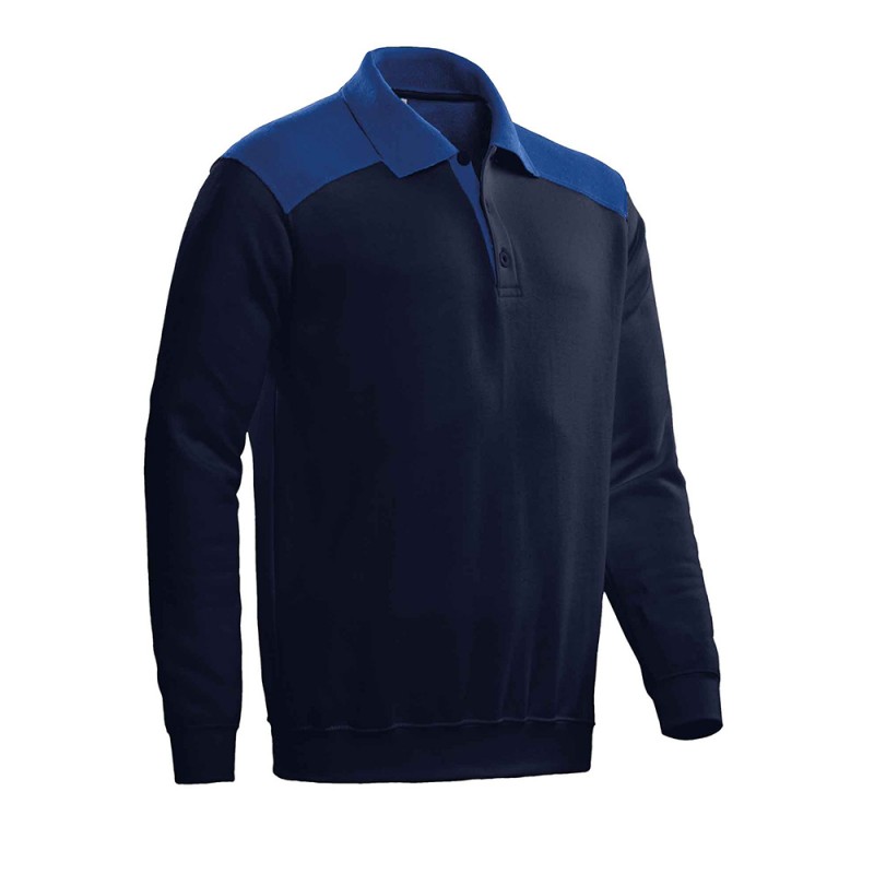 SANTINO Polosweater Tesla real navy / royal blue