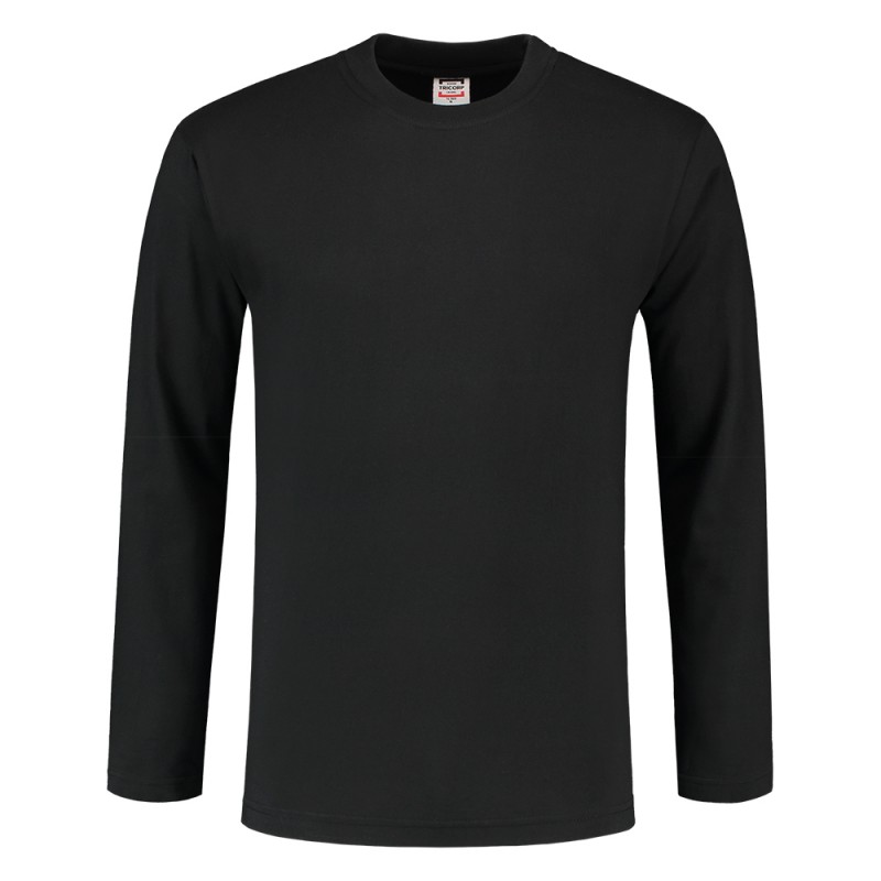 TRICORP 101015 T-Shirt Lange Mouw 60°C Wasbaar black