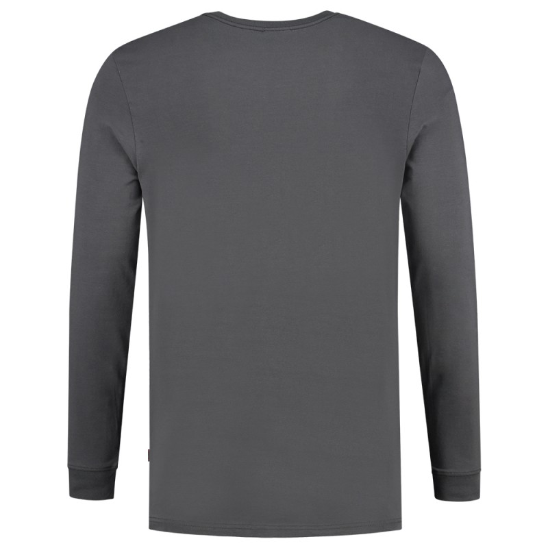 TRICORP 101015 T-Shirt Lange Mouw 60°C Wasbaar darkgrey