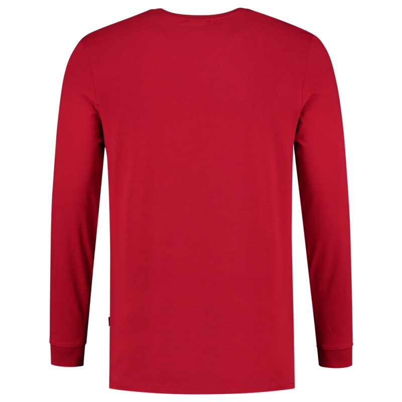 TRICORP 101015 T-Shirt Lange Mouw 60°C Wasbaar red