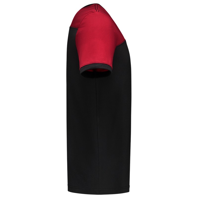 TRICORP 102006 T-Shirt Bicolor Naden black-red