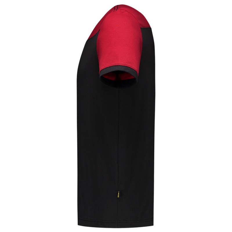 TRICORP 102006 T-Shirt Bicolor Naden black-red