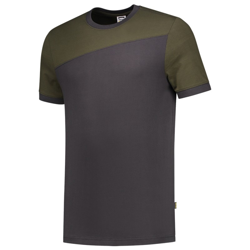 TRICORP 102006 T-Shirt Bicolor Naden darkgrey-army
