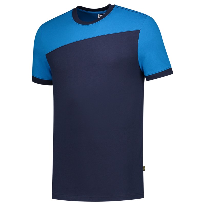 TRICORP 102006 T-Shirt Bicolor Naden ink-turquoise