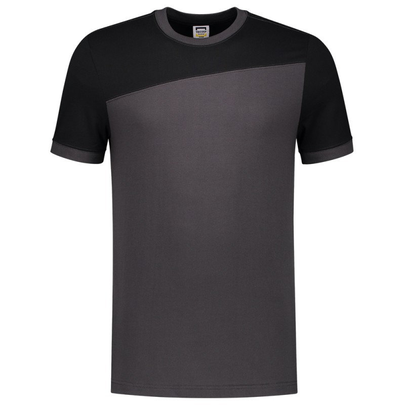 TRICORP 102006 T-Shirt Bicolor Naden darkgrey-black
