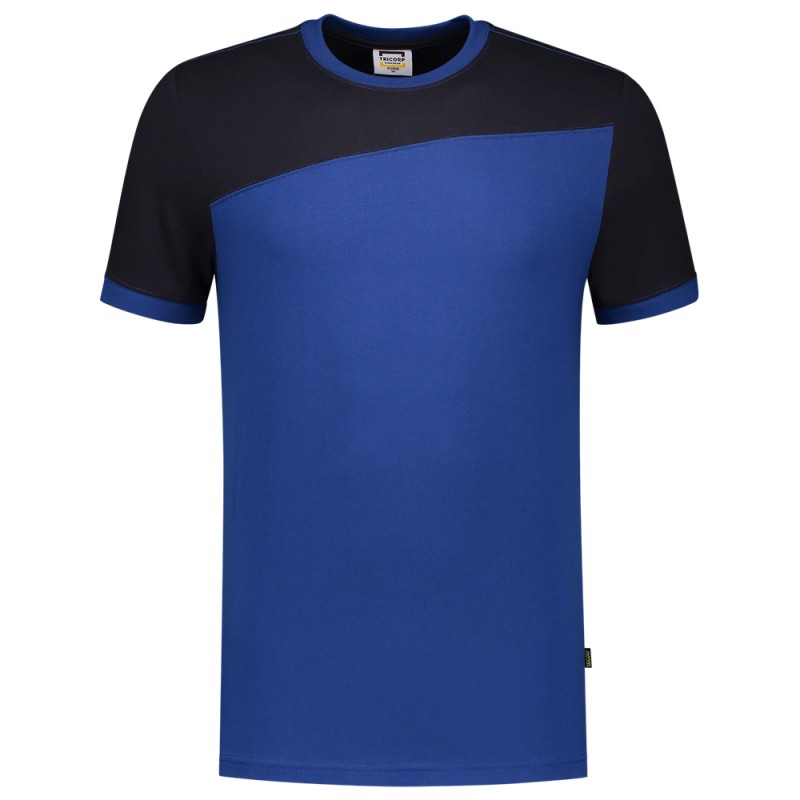 TRICORP 102006 T-Shirt Bicolor Naden royalblue-navy