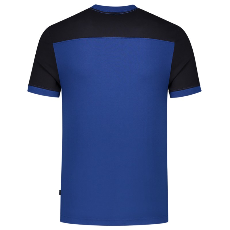 TRICORP 102006 T-Shirt Bicolor Naden royalblue-navy TRICORP 102006 T-Shirt Bicolor Naden royalblue-navy